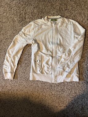 Neutral Zip-Front athletic Jacket